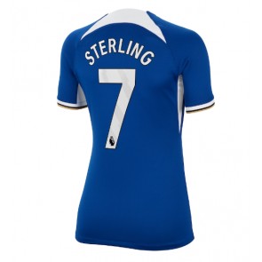 Chelsea Raheem Sterling #7 Koszulka Podstawowych Kobiety 2023-24 Krótki Rękaw